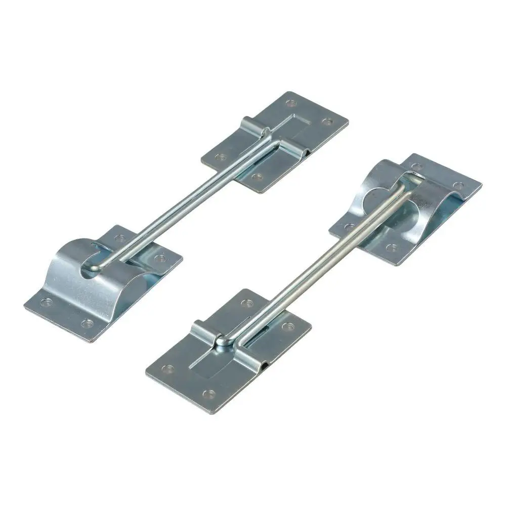 

2 комплекта оцинкованный железный Т-образный дверной захват 4 дюйма Универсальный дверной держатель 6 дюймов защелка для входной двери