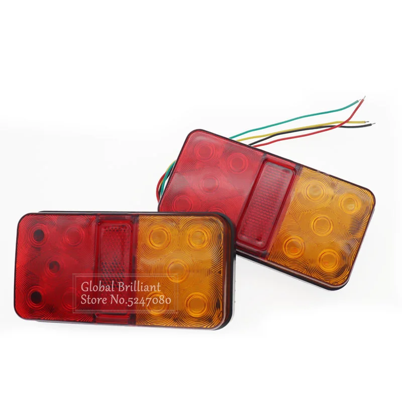 thumbnail image 2 of Justech 2 X Rear Brake Lights Tail Stop Lights Indicator | Desertcart Islands 2 of 12
