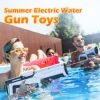 Summer Outdoor Electric Water Gun Continuous Shooting Large Capacity Automatic Water Suction Gun Boy Handheld Beach toys for kid 6