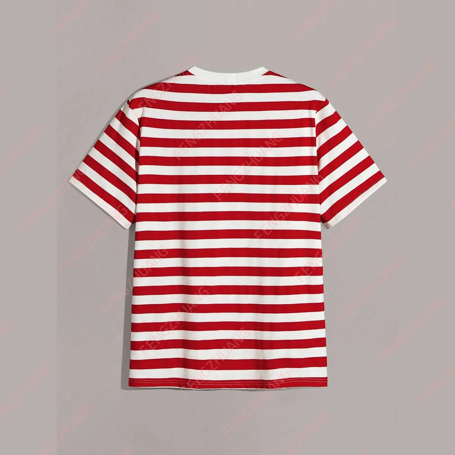 Fashion New Product Striped Short Casual Sleeve T-Shirt With Letter Men And Women Outdoor Lightweight And Breathabler Outfit