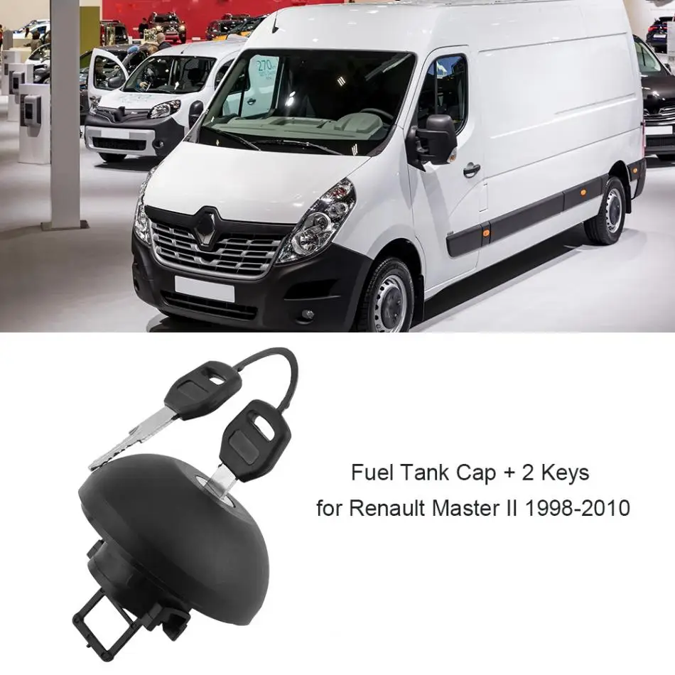 Fuel Petrol Locking Cap Cover with 2 Keys for Master II 1998-2010