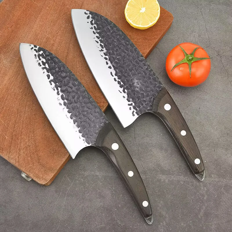 

5Cr15Mov Forged Stainless Steel Kitchen Chef Knives Meat Fish Vegetables Sliced Professional Chinese Butcher Cleaver Knife Set