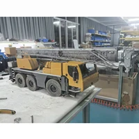 Eyewhale D1050 RC Hydraulic Mobile Crane Truck 3 Axles 1/14 Remote Control Metal Heavy Duty Machine All Terrain Construction Car 1