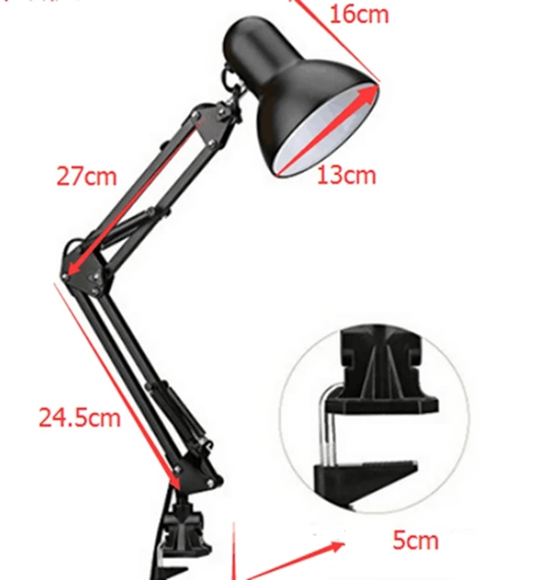 Swing Arm Clamp Lamp Image 8