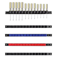 Wall Mounted Screwdriver Organizer Tool Holder for Vice Wrench Plier Storage 4PC Tool Rack Wall Mount Organization 2