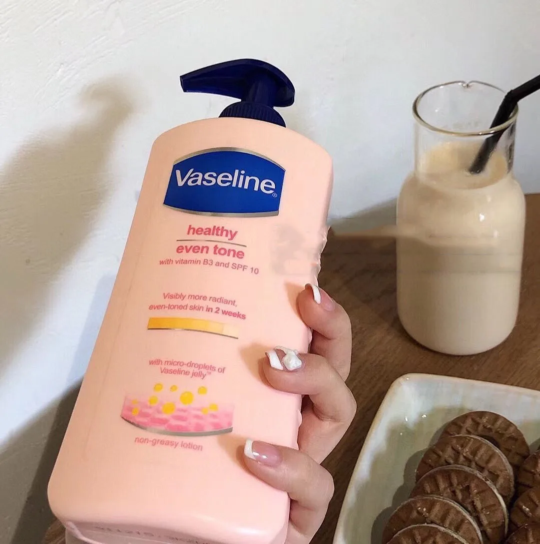 Vaseline Body Lotion for Men and Women 400ML Moisturizing Fragrance Brightening Skin Exfoliating White Vitamin B3 Body Cream 5