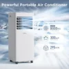 Portable AC Unit with Remote Control for Room up to 300 Sq.Ft, 3-in-1 Room Air Conditioner 6