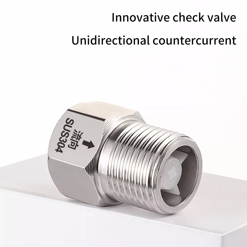 Male Female Check Valve One Way Non-return Valve Water Heater Toilet Water Pipes Household One-way Toilet Check Brass New