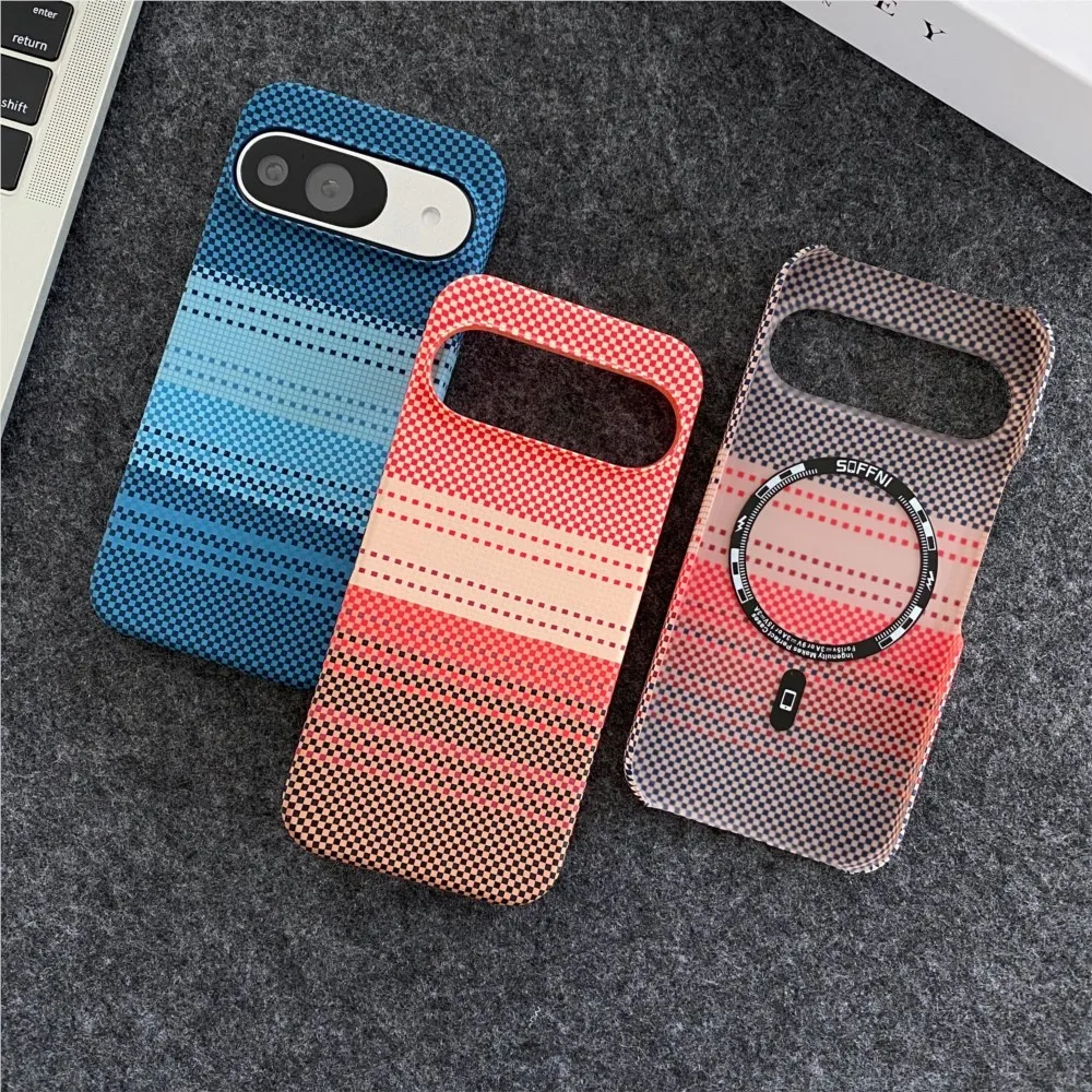 Ultra Thin Magnetic Carbon Fibre Texture Shockproof Case