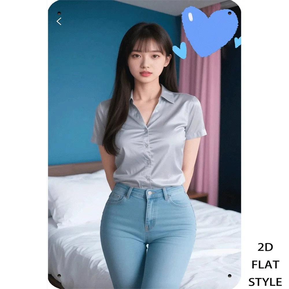 레트로 메탈 틴 사인 8x12인치 벽 장 빈티지 거실 장식