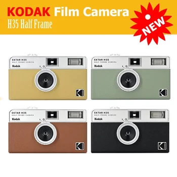 KODAK EKTAR H35 H35N Fotocamera a mezza cornice Fotocamera a pellicola da 35 mm Fotocamera a pellicola riutilizzabile con fotocamera a pellicola flash Pellicola ColorPlus opzionale