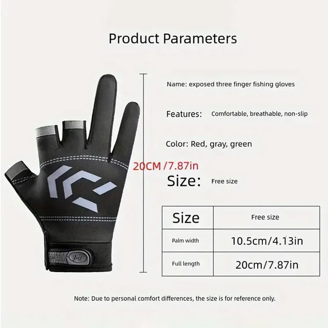 Half-Finger Fishing Gloves 6