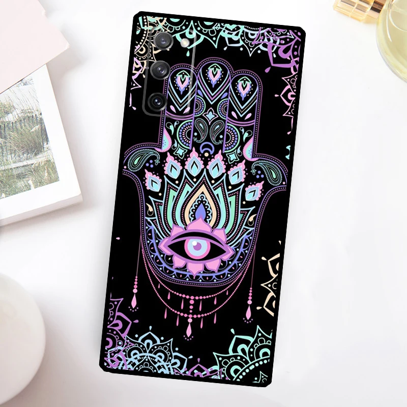 Hamsa Hand of Fatima Art Protective Phone Case