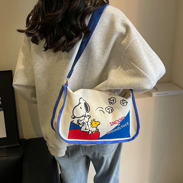 Bandolera de Lona para Mujer Snoopy 2026