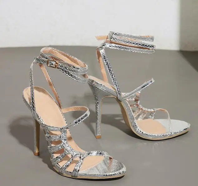 Hot sell Spring New Brand Women Poin Slingback Sandalsted Toe Slip on Thin High Heel Ladies Elegant Pumps Shoes Drss Sandals