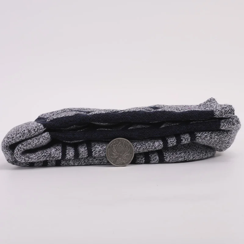 Socks Winter Skiing Sports Thermal Men Outdoor Trekking Hiking Thermosocks Non-Slip Thick Bottom Casual Cycling Socks EU 39