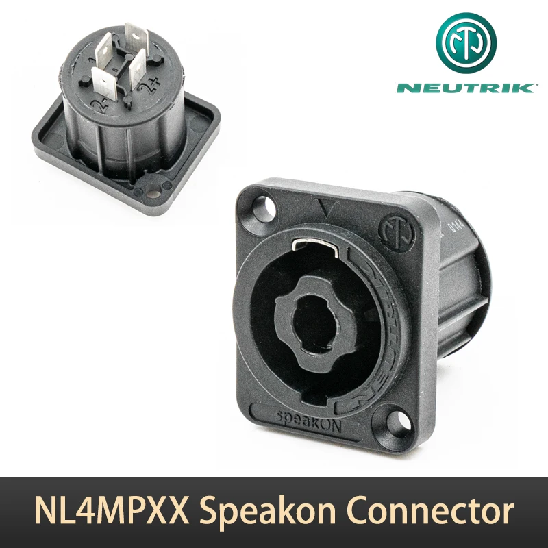 Neutrik 4 Pole NL4MPXX Chassid Connector, Nickel At Best Price In New Delhi - Foto 14