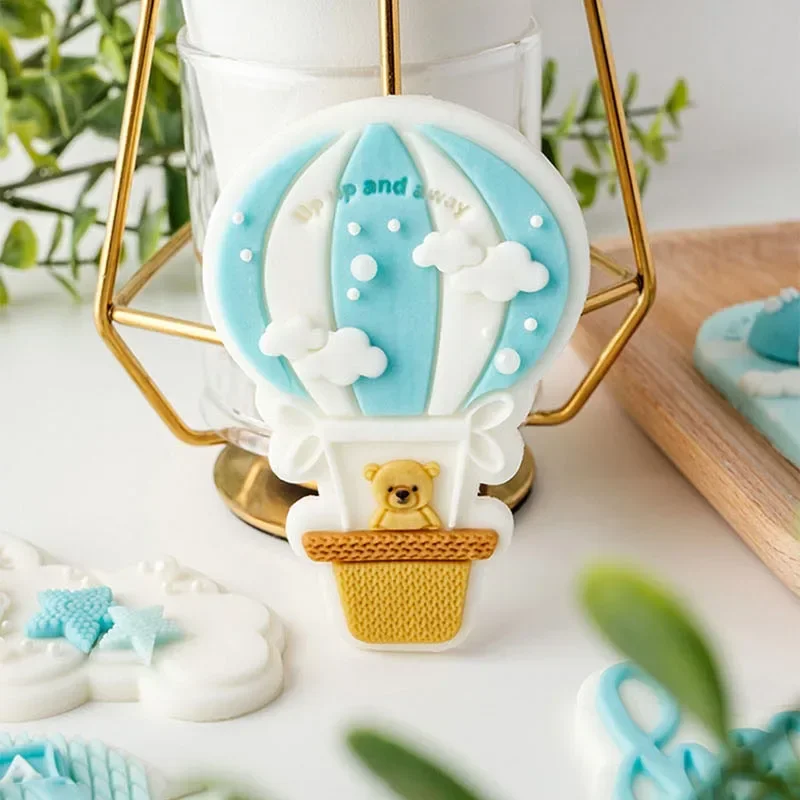 Cartoon Baby Shower Cookie Cutters and Embossers cookie cutter,baking mold,cookie mould,cookie printing mold,baking decorating tools,cookie maker press kit