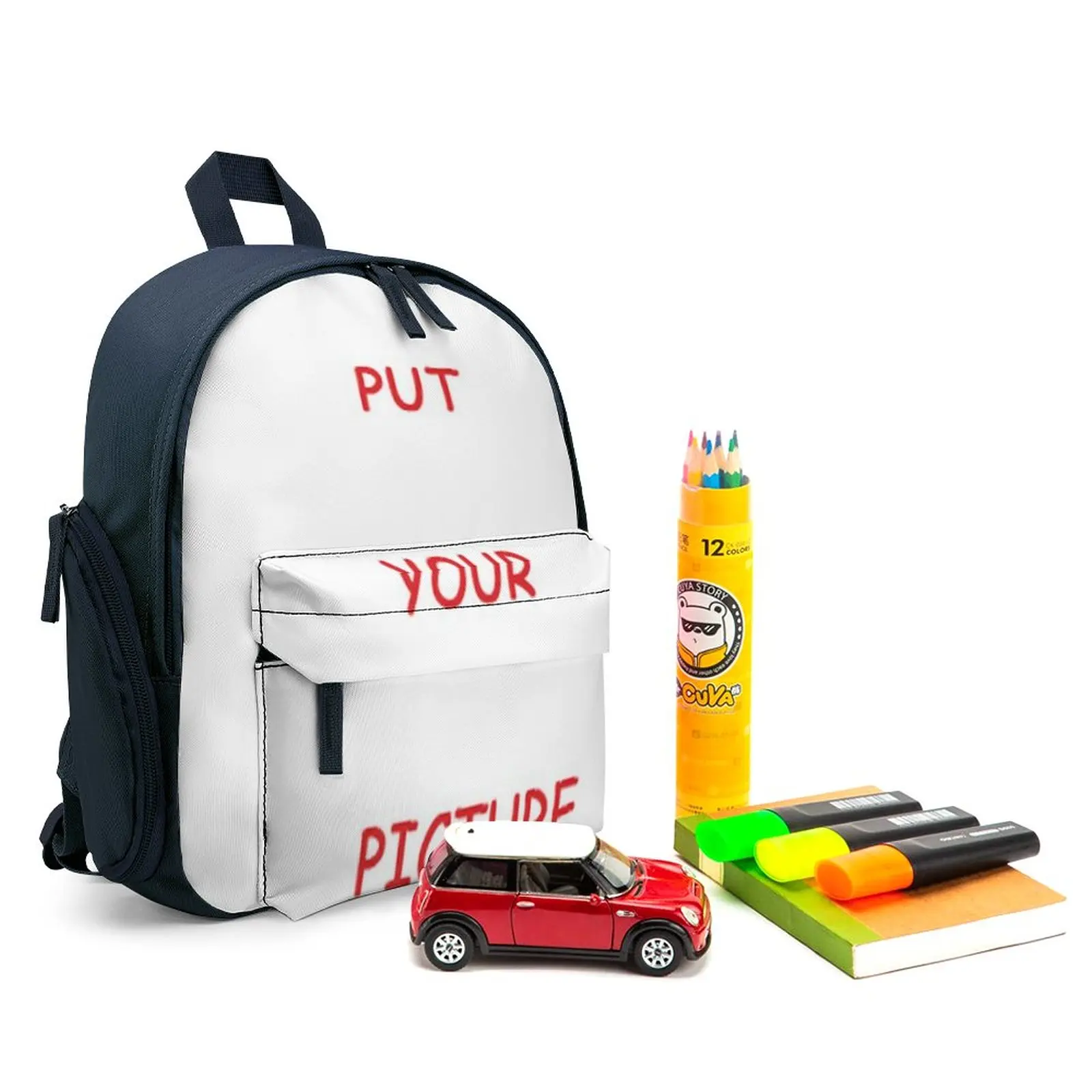 Custom Print Kids Book Bags Boys Girls Bag Children's Satchel Pencilbag for Girl Custom Put Your Image