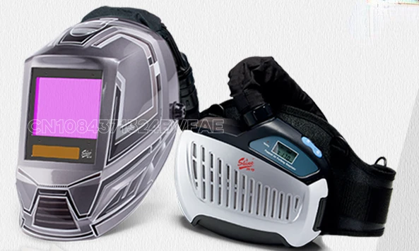 P1004 Electric Air Purification PAPR Positive Pressure Breather Automatic Dimming Welding Mask