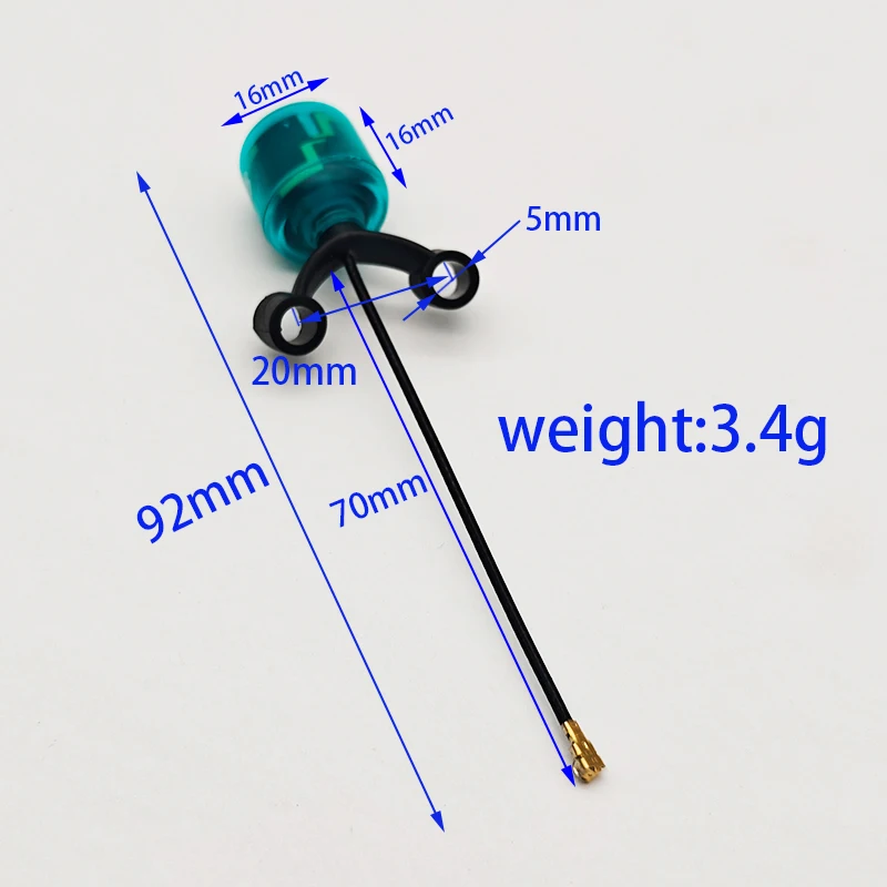 Ming 16WB 5,8GHz LDS Antenne RHCP LHCP Hochleistungs-3,5DBi SMA IPX/UFL MMCX Antenne für RC FPV Drohne – Detail 22