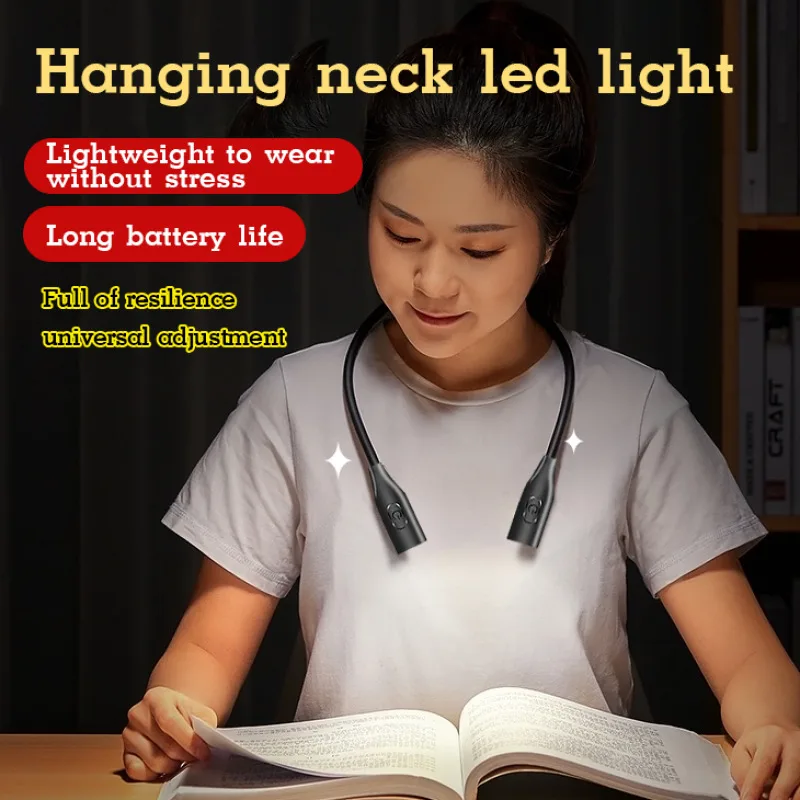 WearableLEDReadingLampwithEyeProtectionforStudentsUSB