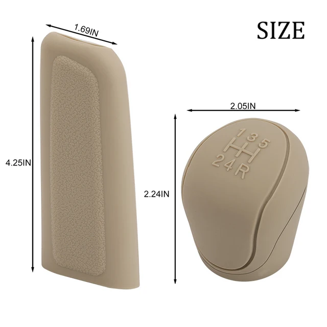Silicone Gear Shift  Knob Cover Gear Shift Non Slip Grip Handle Case Automobiles Gear Shift Collars Car  Accessories Interior Package C