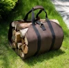 Supersized Canvas Firewood Carrier Log Carrying Bag Handbags Wood for Log Carrier Fireplace Tote Firewood Storage Bag Supplies 1