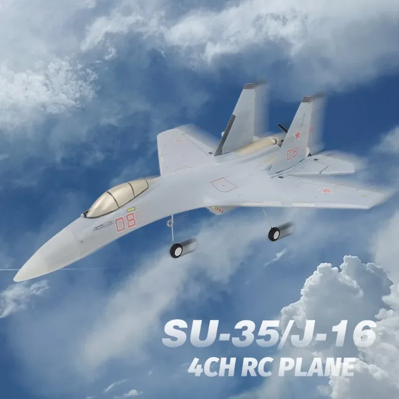 New QF009 Four-Channel Su-35 Fighter Fixed Wing Foam Aircraft Electric Model Glider Beginner Remote Control Airplane Toy Gift 2