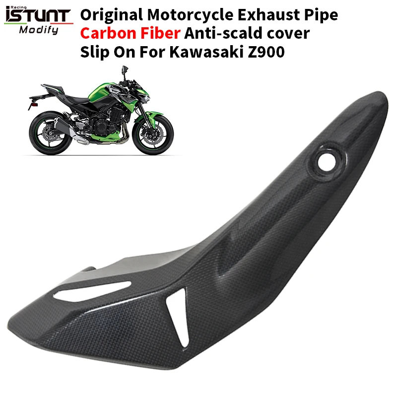 

Slip for Kawasaki Z 900 Z900 Ninja 900 Replace Original Motorcycle Exhaust Pipe Exhaust Pipe Rear Carbon Fiber Scald Proof Cover