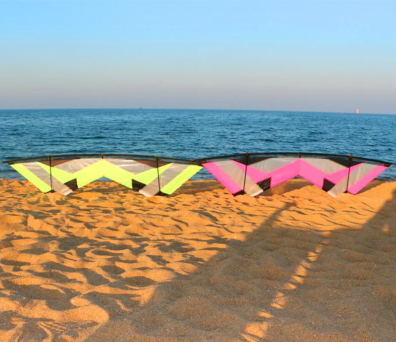 Free shipping quad line stunt kites for adults kite line rev outdoor fun sports big wind kite Flying kite professional kite koi 6