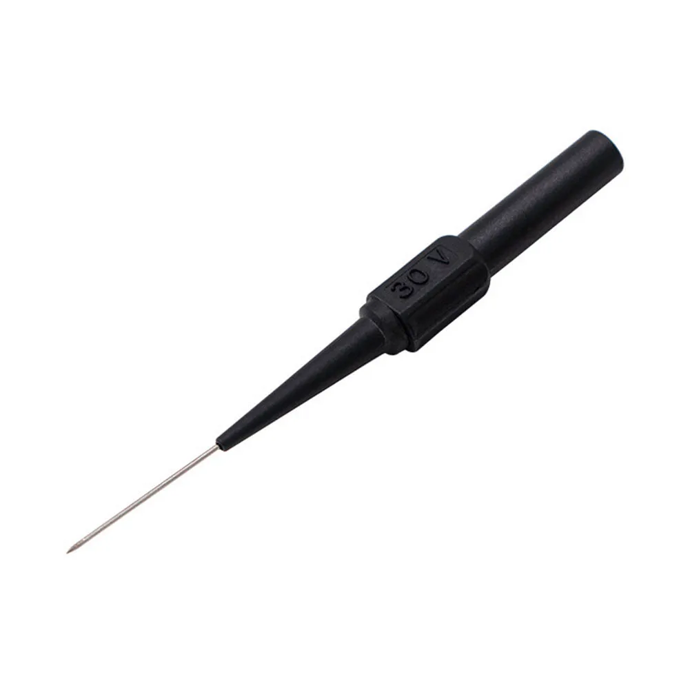 10pcs Insulation Piercing Needle Sensitive Multimeter Test Probe for Banana Plug 3