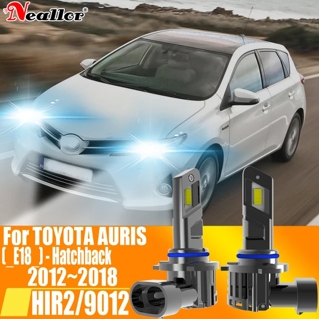 2x HIR2 Led Headlight Canbus No Error 9012 Car Bulb High Power 6000K White  Light Diode Lamp 12v 55w For Toyota Auris 2012 ~ 2018 - AliExpress