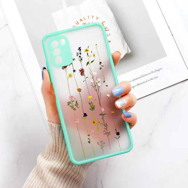 P30 Pro Case for Huawei P30 Lite Case P20 Pro P40 Lite Flower PC Cover Honor 50 8A 9X 8X 9A 9C 20 Y6 Y9 Prime 2019 Nova 5T Funda 3U302