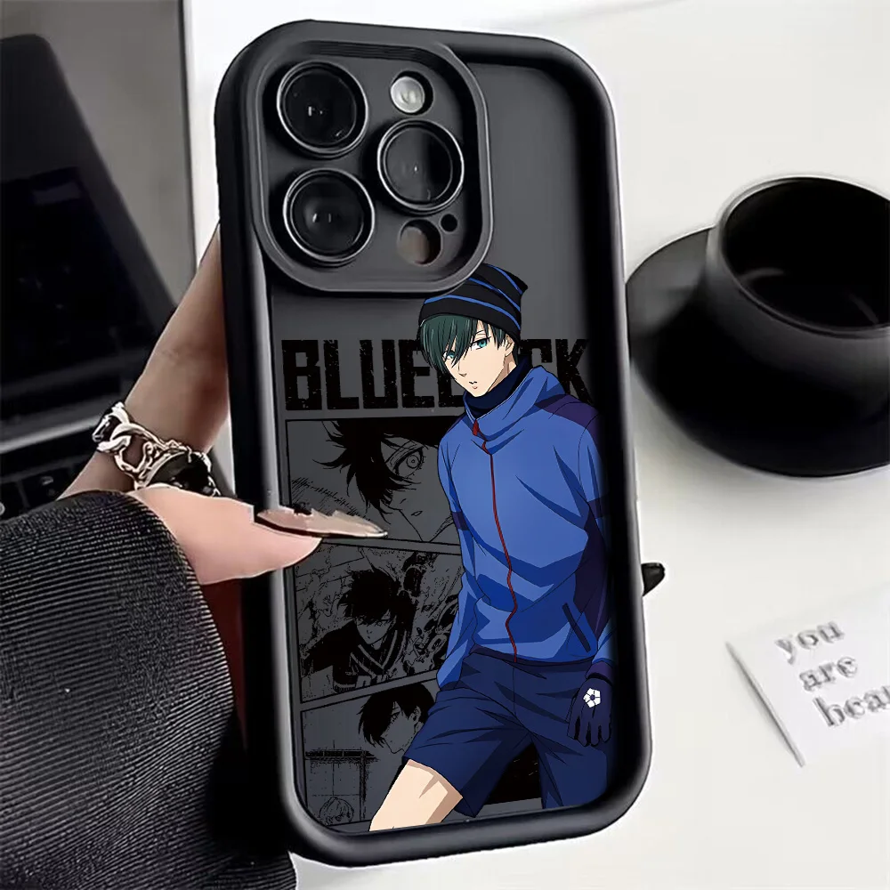 Stylish B-Blue Locks Phone Case with Enhanced Protection
