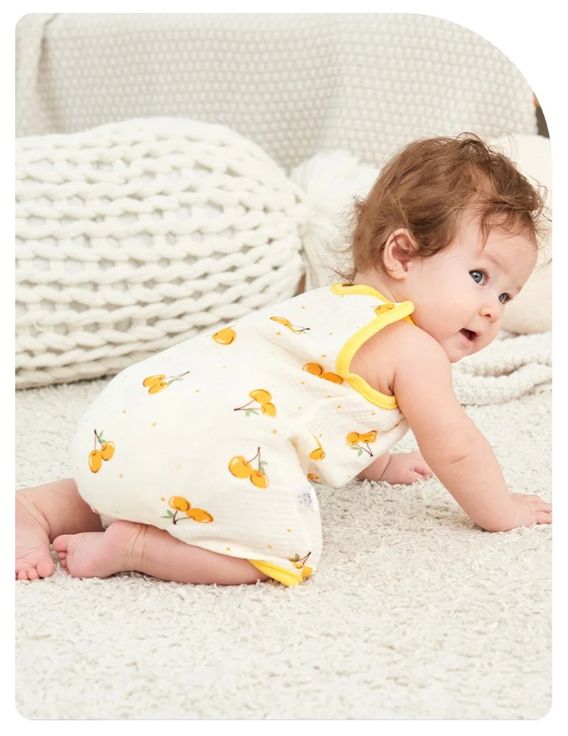 New Baby Vest Jumpsuit Summer Thin Newborn