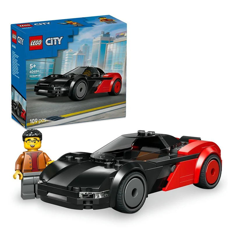 Lego City Series 60486 Electric Supercar Children's Puzzle Building Toy Boy Gift