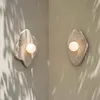 Natural marble wall lamp Irregularly Striped wall light for Living Room Restaurant bedroom Hotel Colored stone wall lamp 4
