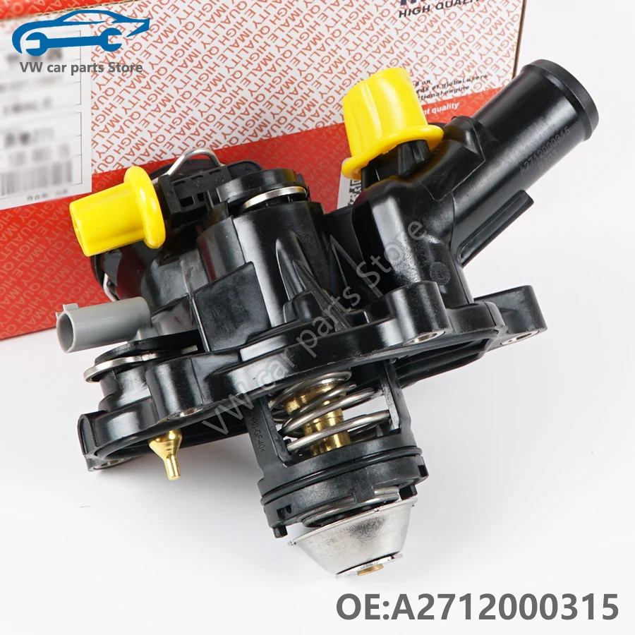 A2712000315 1PCS NEW Thermostat Housing Water Coolant Flange For Mercedes Benz C250 SLK250 2712000315 2712000215 2712000115