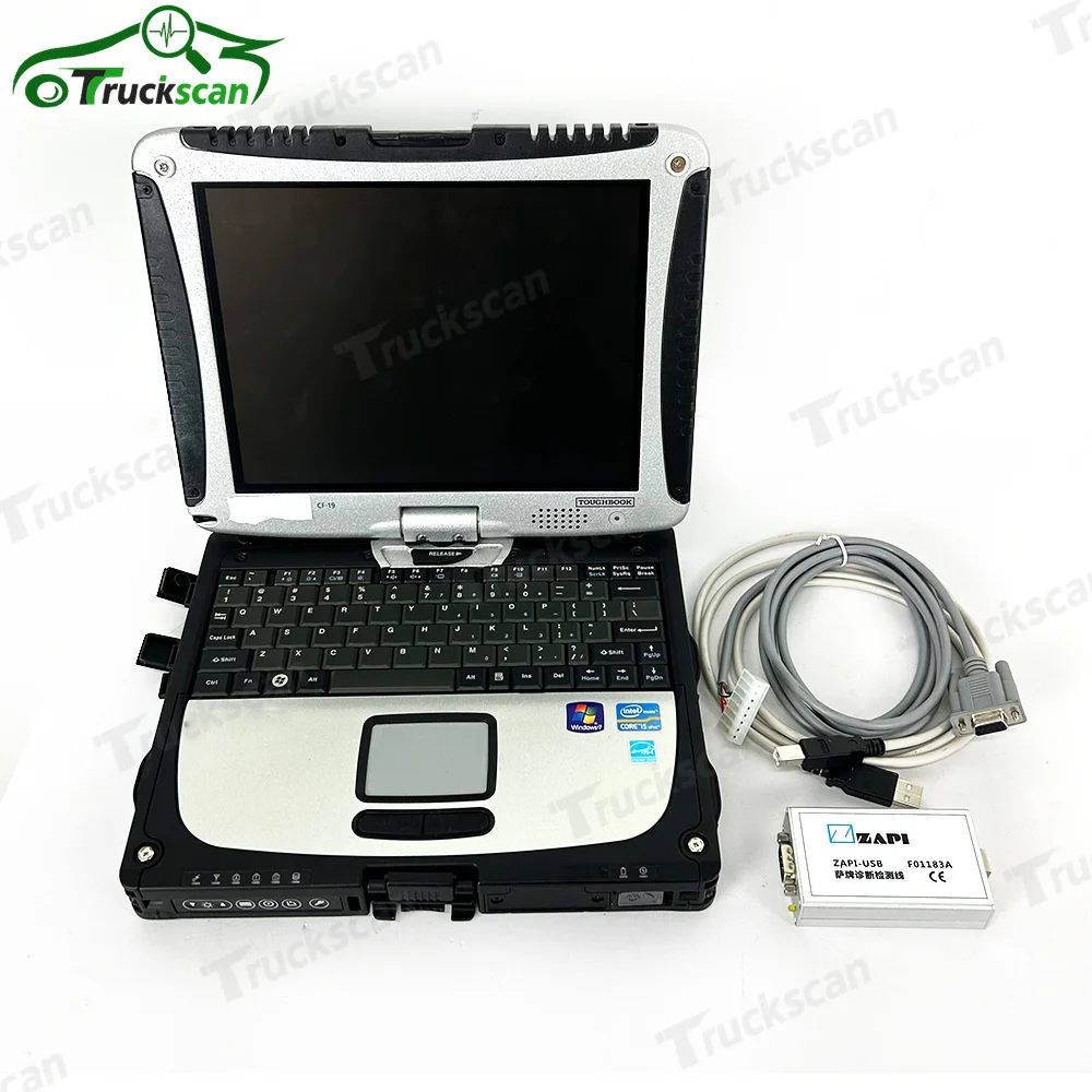 

Ready to use CF19 laptop+ZAPI programmer ZAPI F01183A data cable zapi console software ZAPI electric controller diagnostic tool