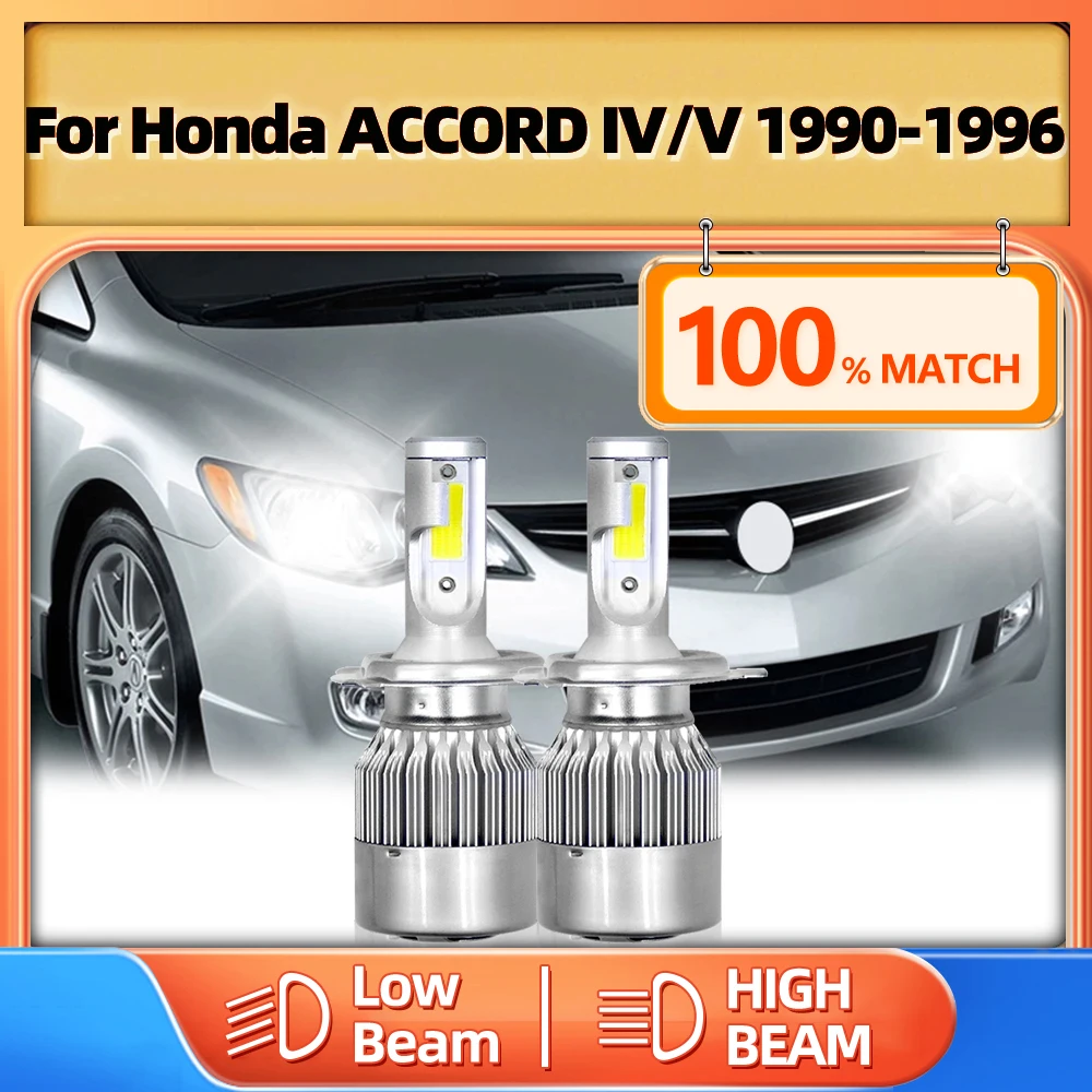 

LED Headlight Bulbs 120W 20000LM CSP Chip Auto Lamps Turbo Car Lights For Honda ACCORD IV/V 1990 1991 1992 1993 1994 1995 1996