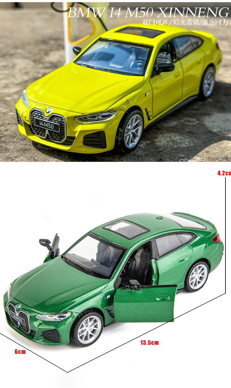 BMW I4 M50 Supercar 1:34 Ölçekli Model Araba