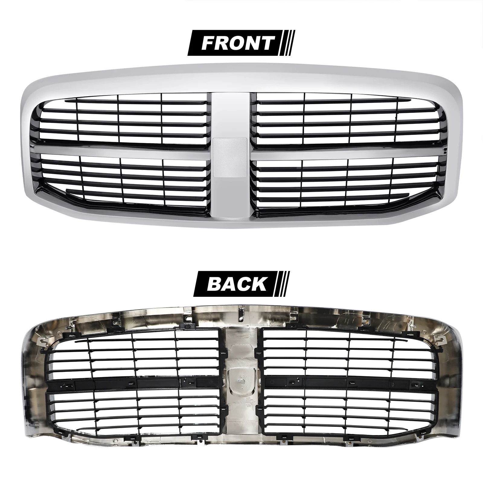 Economical Cheapest Factory price for 2006-2009 dodge ram 1500 2500 3500-5JY121SPAE car grill