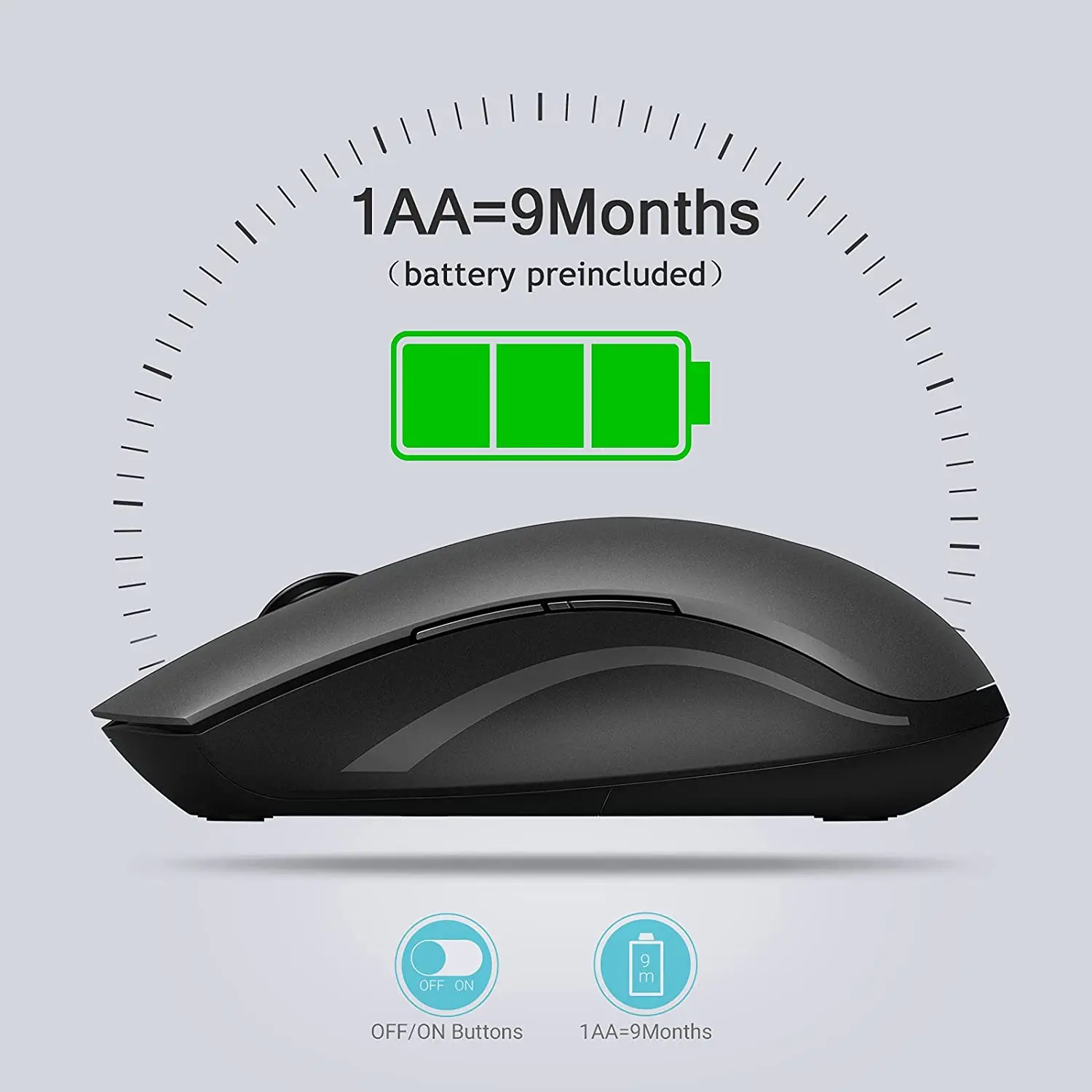 Rapoo-mouse Silencioso Ergonômico Multi-modo sem Fio Bluetooth 3.0 4.0 1600dpi 7200m 2.4g Compatível com Computador pc Laptop - Imagem 2