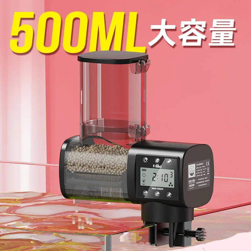 AquariumFishsTankFeederIntelligentAutomaticFeederDigitalTimingControlFishFeeding