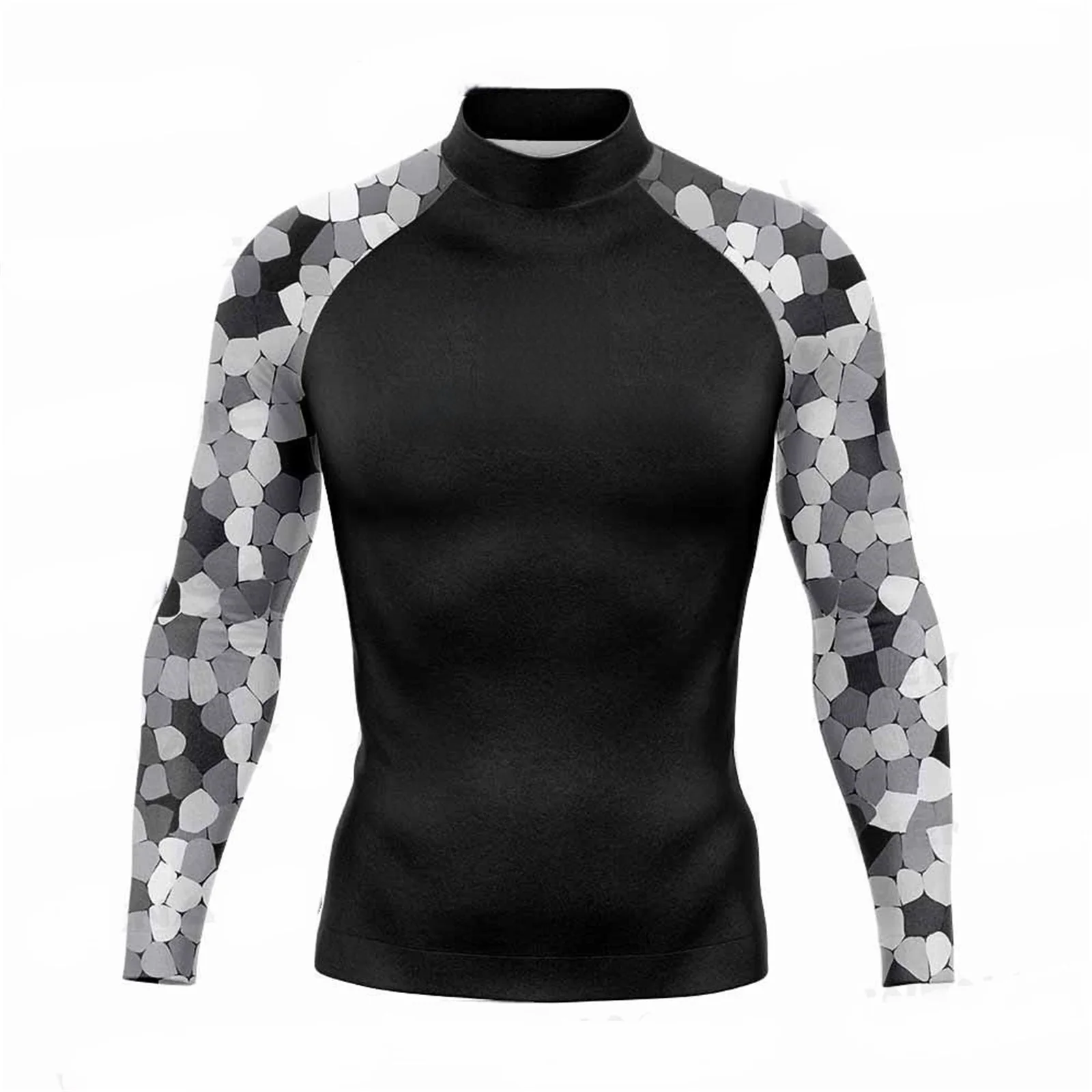 Men Rash Guard Surfing Diving Suits UV Protection Tights Rashguard Long Sleeve Swim Float Suit Swimming T Shirt Surf Clothes