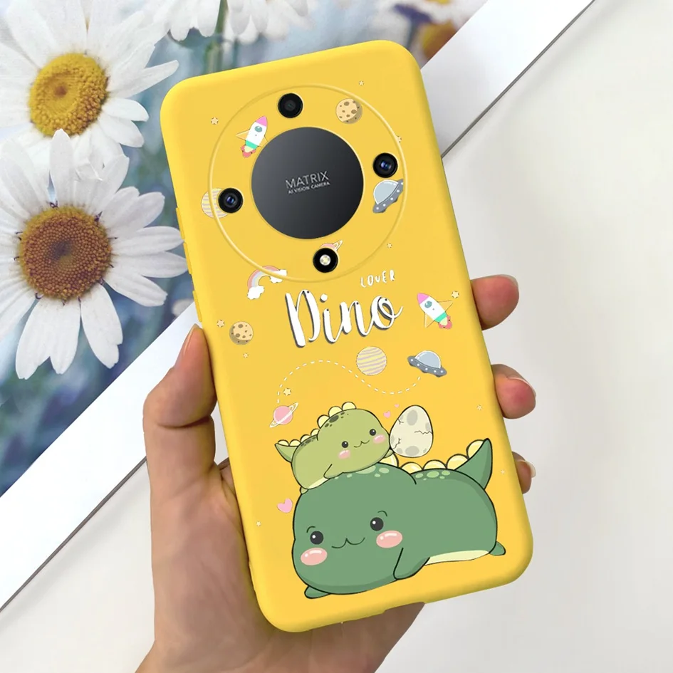 Lovely Cartoon Flower Slim Soft Silicone Phone Case Cover