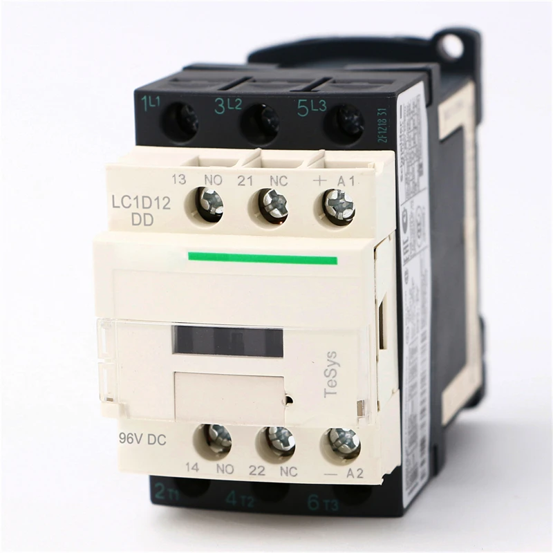 

LC1D12DD DC electric magnetic Contactor 3P 3NO LC1-D12DD 12A 96V DC coil