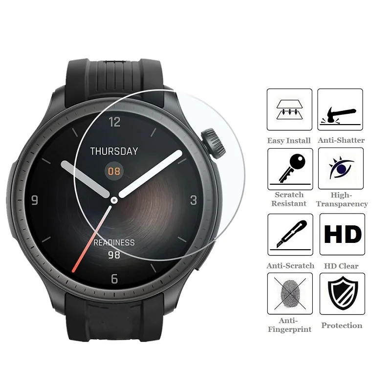 5PCS Smart Watch Screen Protector for Amazfit Balance Round
