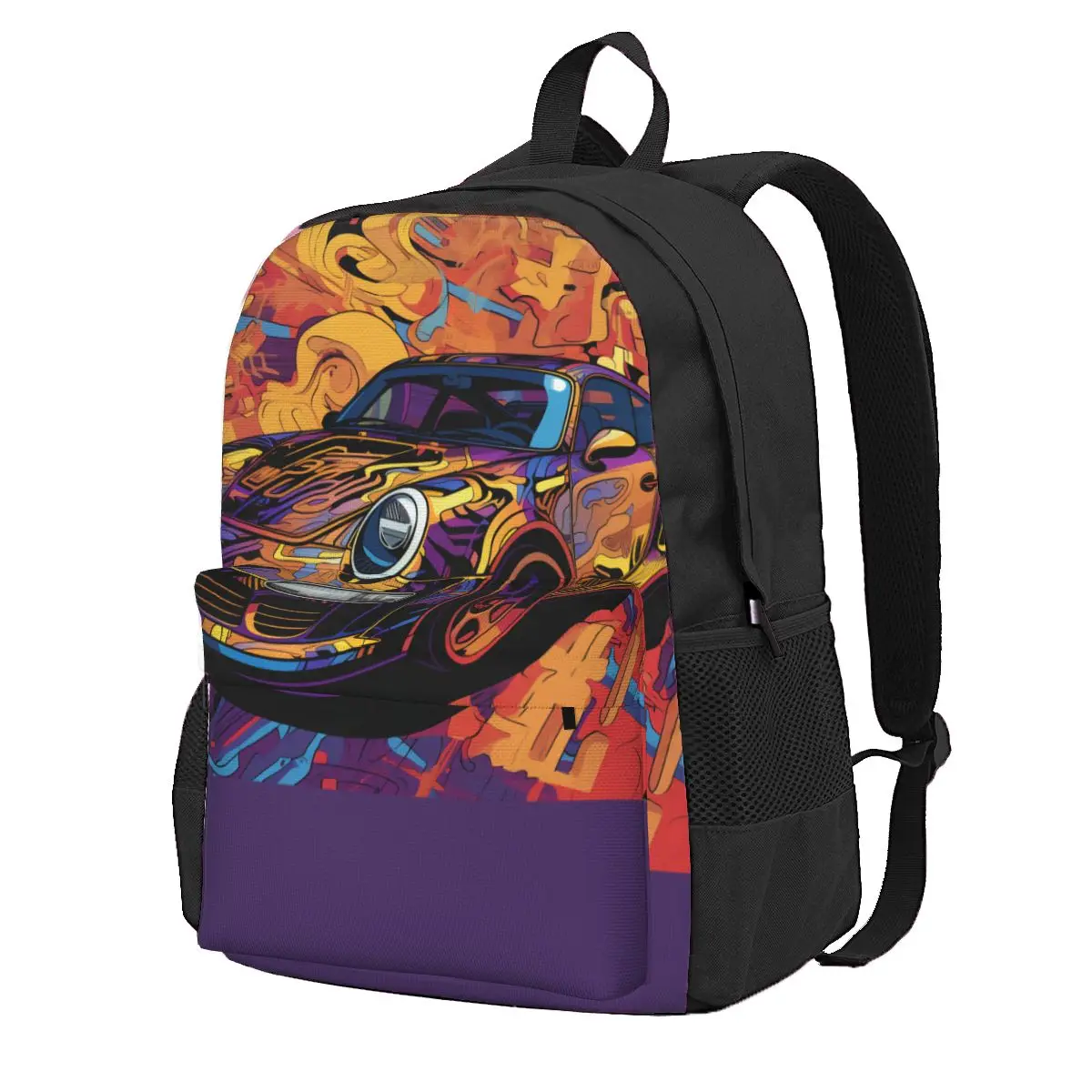 

Classic Sports Car Backpack Various Styles Wall Graffiti Sport Backpacks Female Kawaii High School Bags Designer Print Rucksack